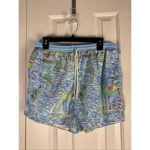NWT Little Lamb Mens Swim Trunks Size M